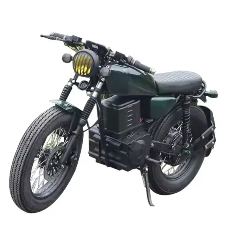 

Luyuan The Latest New Energy Lithium Battery High Speed New Arrival Good Quality Fashion Model Retro Electric Motorcycle 2000W