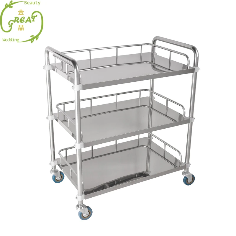 Beauty Facial White Hairdressing Spa Hair Salon Trolley