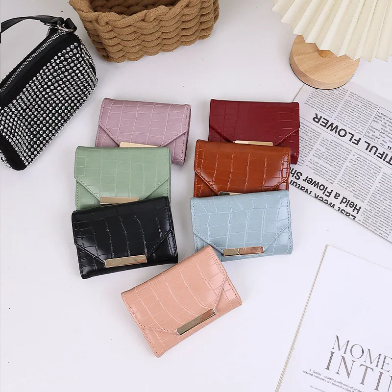 Short Women's Wallet, High-end, Exquisite and Compact Card Holder, 30% Off Girls' PU Coin Purse
