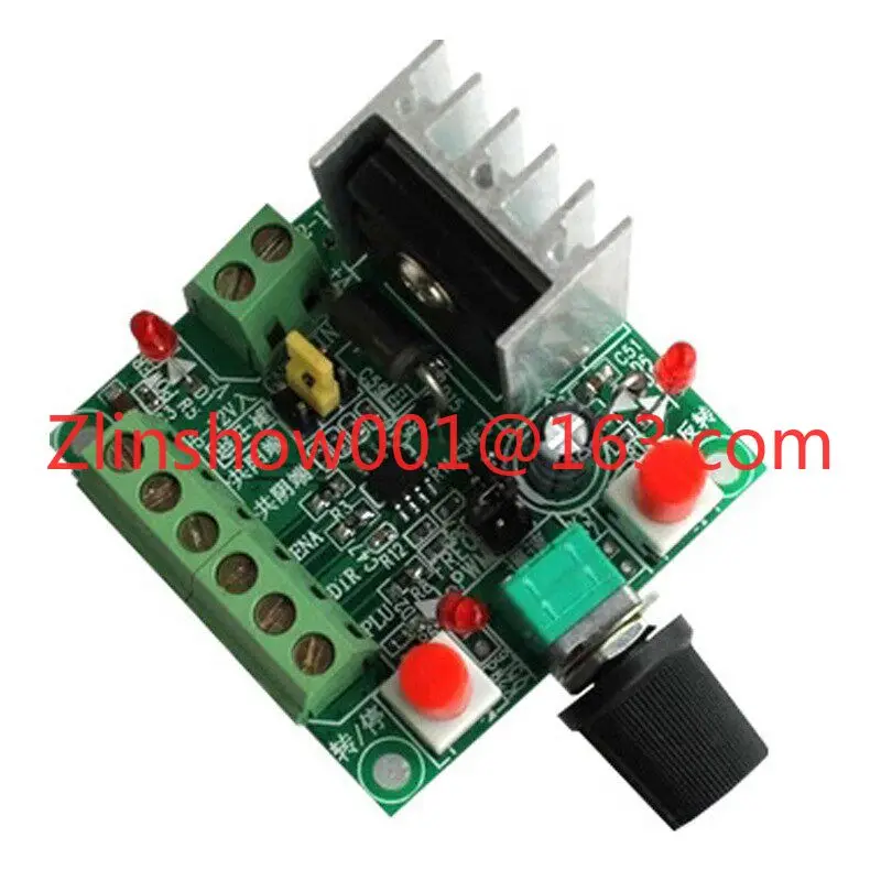 Stepper motor drive simple controller speed regulation forward and reverse control pulse generation PWM generation controller