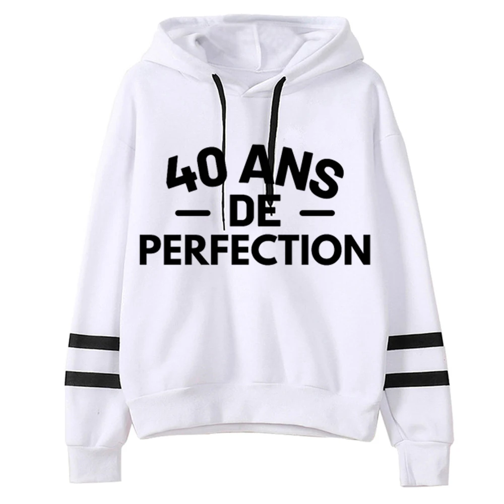 40 Ans 40th Years Birthday hoodie streetwear winter comic designer kawaii elegant girl tracksuits harajuku trendy comfortable