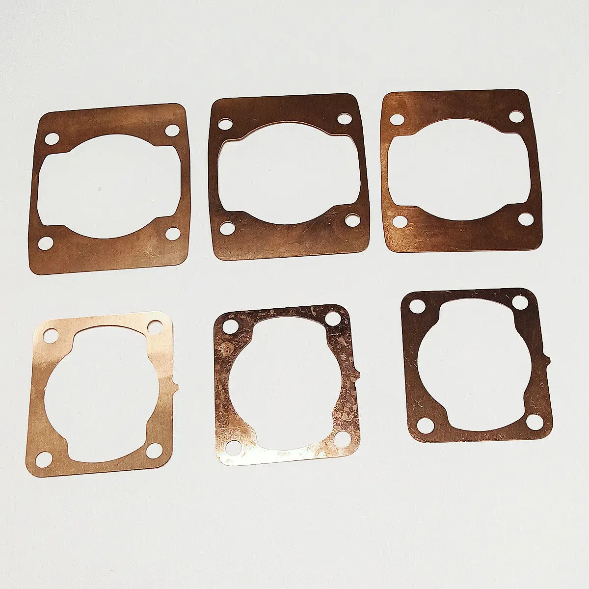 RC Model Boat 26CC 29CC 30CC 32CC Engine Cylinder Copper Gasket Thickness 0.1mm 0.3mm 0.5mm Washer Pad Replacement Parts