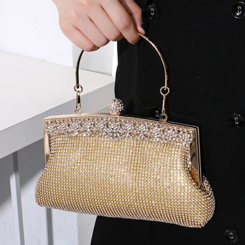 2025 New Dinner Bag Diamond-encrusted Women's Bag Fashion Banquet Dress Handbag Bolsos Elegantes Para Dama Carteras Para Mujer