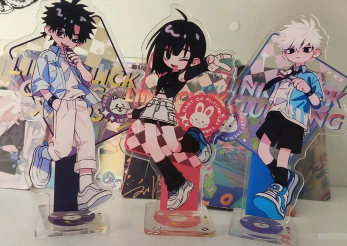 10cm Time Agent Youran Holiday Series Acrylic Plaque Anime Peripherals Collection Desktop Ornament Cute Fans Birthday Gift Toys view 4