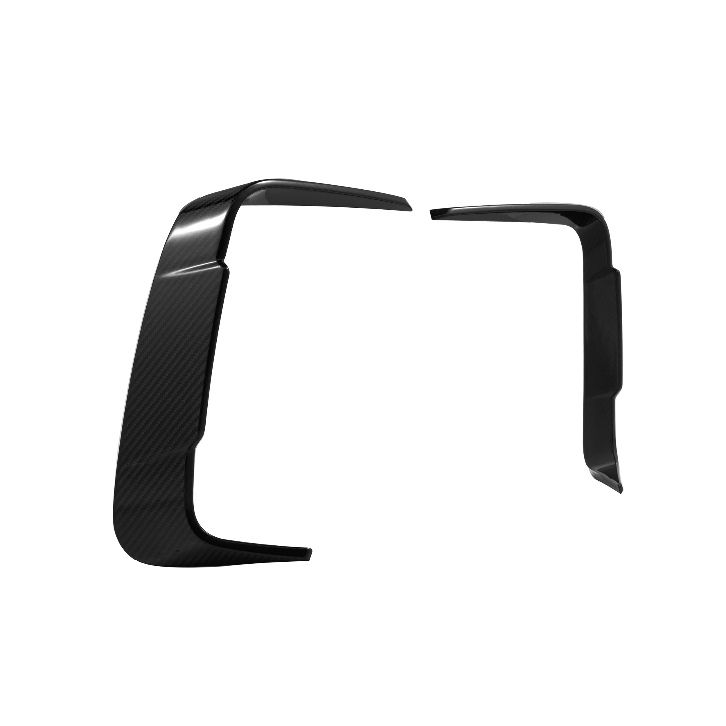 

F93 Splitters for M8 F93 4-Door 2020-IN M8 Canards SQ Style Dry Carbon Fiber Rear Bumper Splitters Canards F93 Canards
