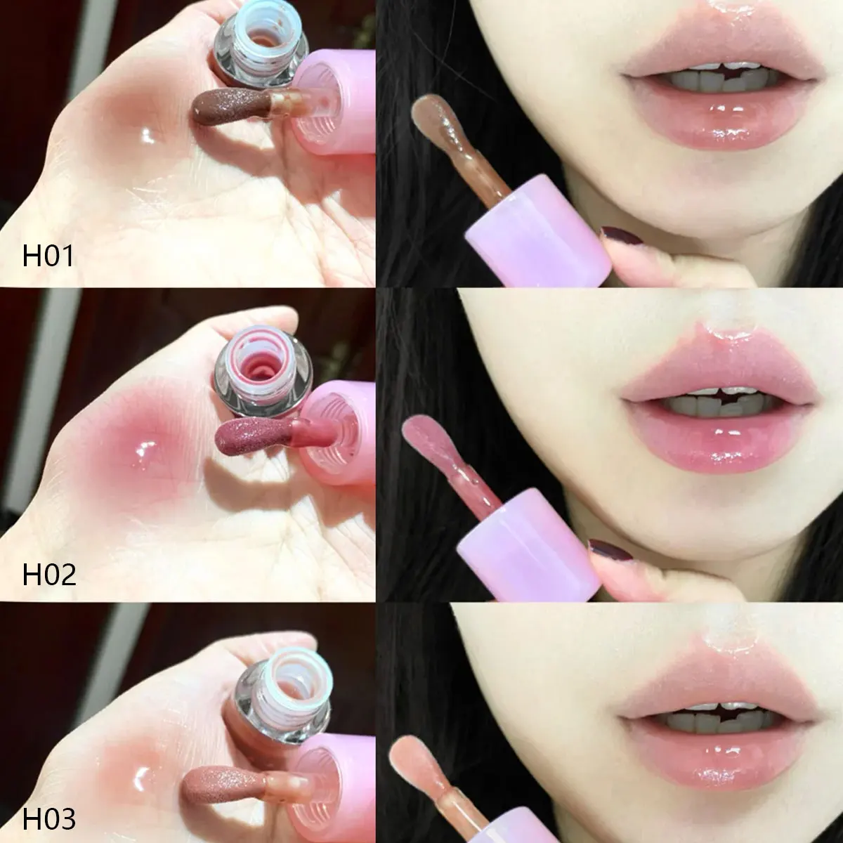 haggard Emo Monster Balsamo per labbra, Texture balsamo per labbra lusinghiero, Sensazione setosa e cremosa, Spalmatura labbra naturale, Paayoff di colori morbidi, Stagione natalizia