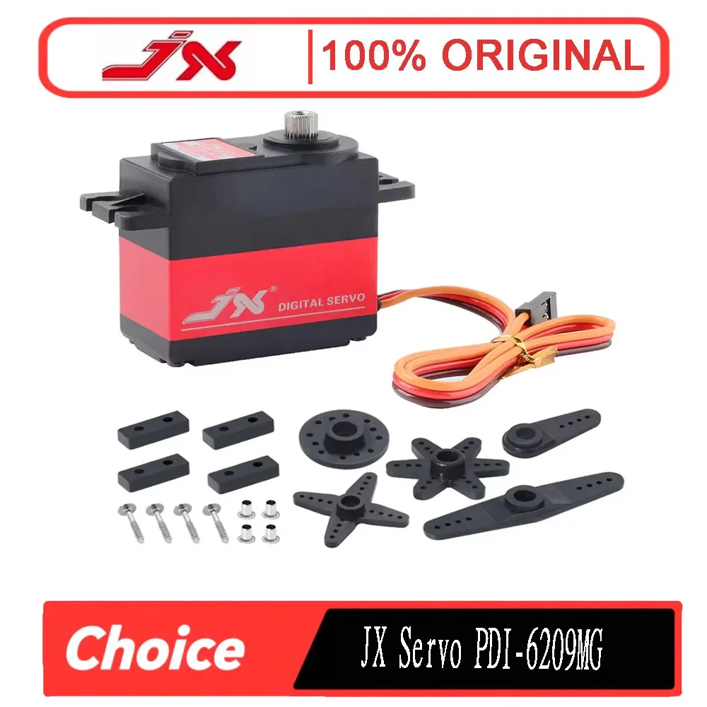 

JX Servo PDI-6209MG 9KG High Precision Metal Gear Digital Standard For 1/10 RC Car Airplane