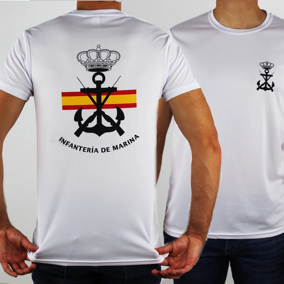 Custom Spanish Marine Corps T Shirt. High Quality Cotton, Loose, Big Sizes, Breathable Top, Casual T Shirt S-3XL