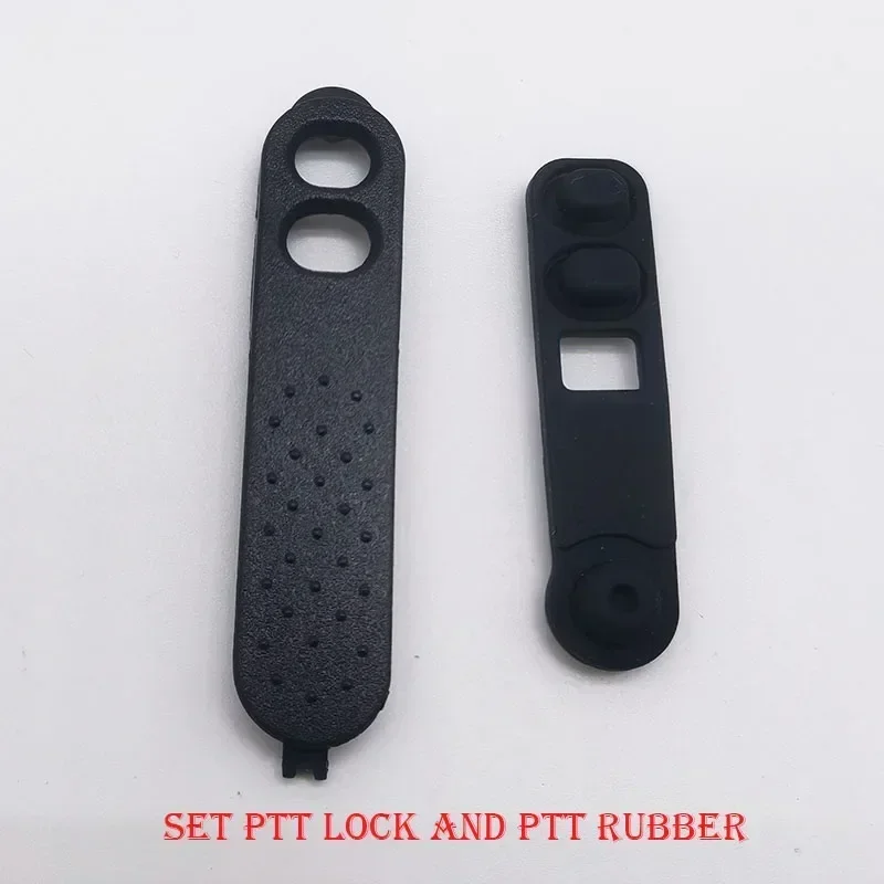 1pcs PTT Button Lock and PTT Rubber Key for Motorola EP450 PR400 etc Radio Walkie Talkie Repair Kits