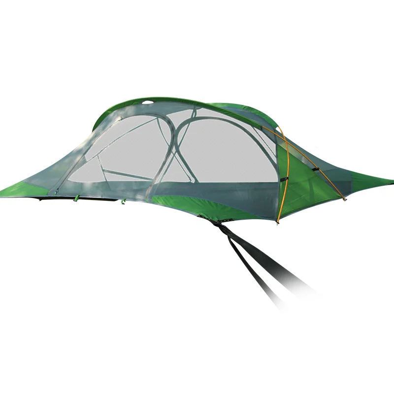 Double Layers Waterproof Mosquito Net, Aluminum Poles, Tree Dangling, Hanging Camping Tent, Barraca Bivvy, 2-3 Person