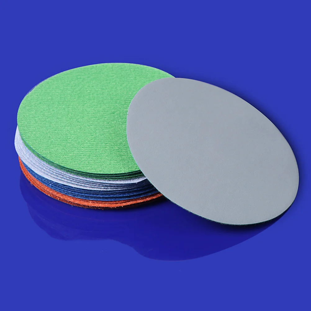 20 pezzi di carta vetrata rotonda 3000 5000 7000 10000 grana floccaggio pulizia laterale miscelazione dischi abrasivi per superfici asciutte e bagnate