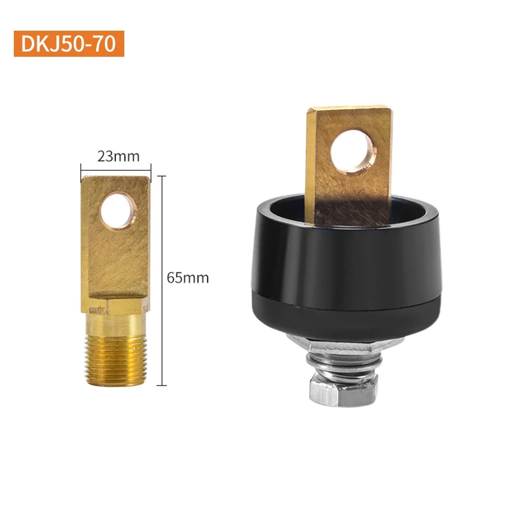 Single Plate European Front Rear Plate Fast Connector Socket DKJE10-25 35-50 Welding Handle Connector Socket Inverter Accessorie