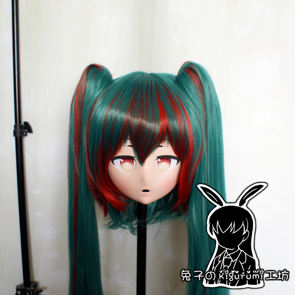 

(RB6529)Quality Handmade Female Resin Cosplay Japanese Role Anime Dragon King Kigurumi Crossdress Doll Transgender Mask