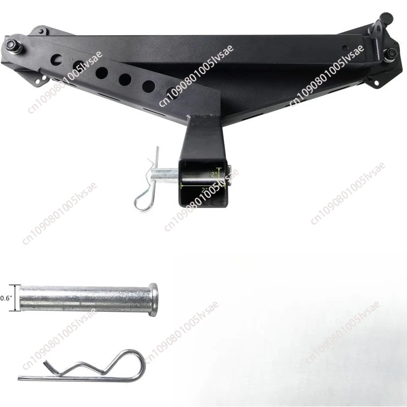 Iron Vehicle Hammock Hitch Stand Assembly with Parachute Bed for Car Retrofit Upgrade