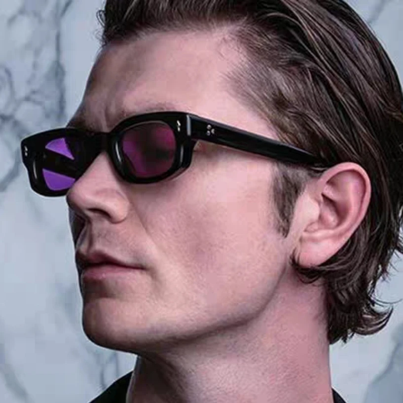 

Vintage Oval Sunglasses Woman New Brand Designer Square Sun Glasses Men UV400 Punk Style Luxury Eyewear Female Oculus