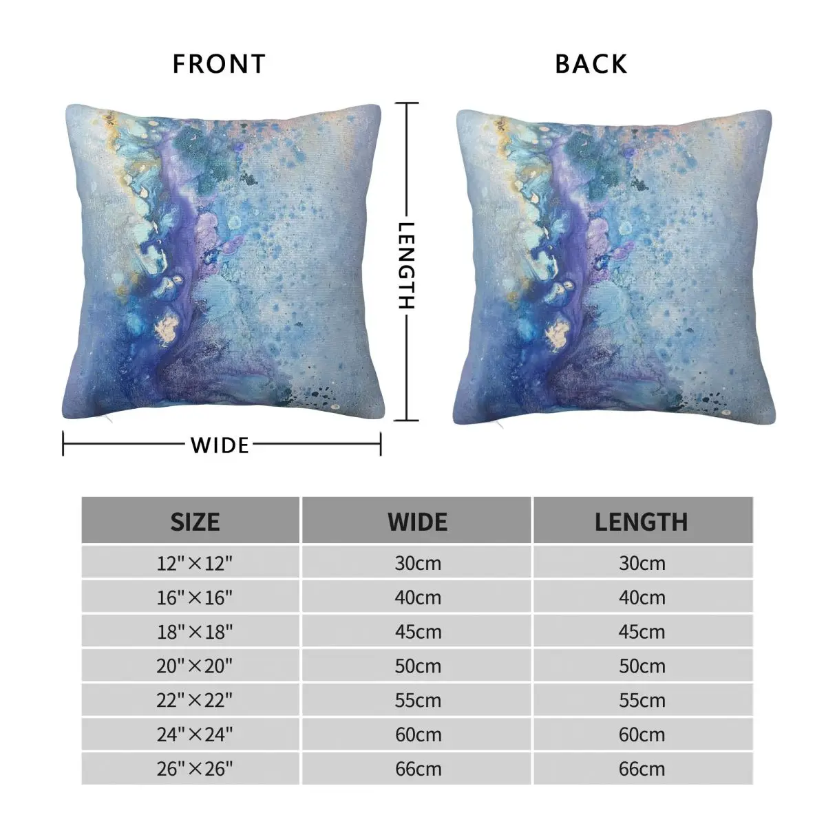 Cosmic River Ethereal Light Stream Square Pillowcase Polyester Linen Velvet Printed Zip Decor Room Cushion Cover