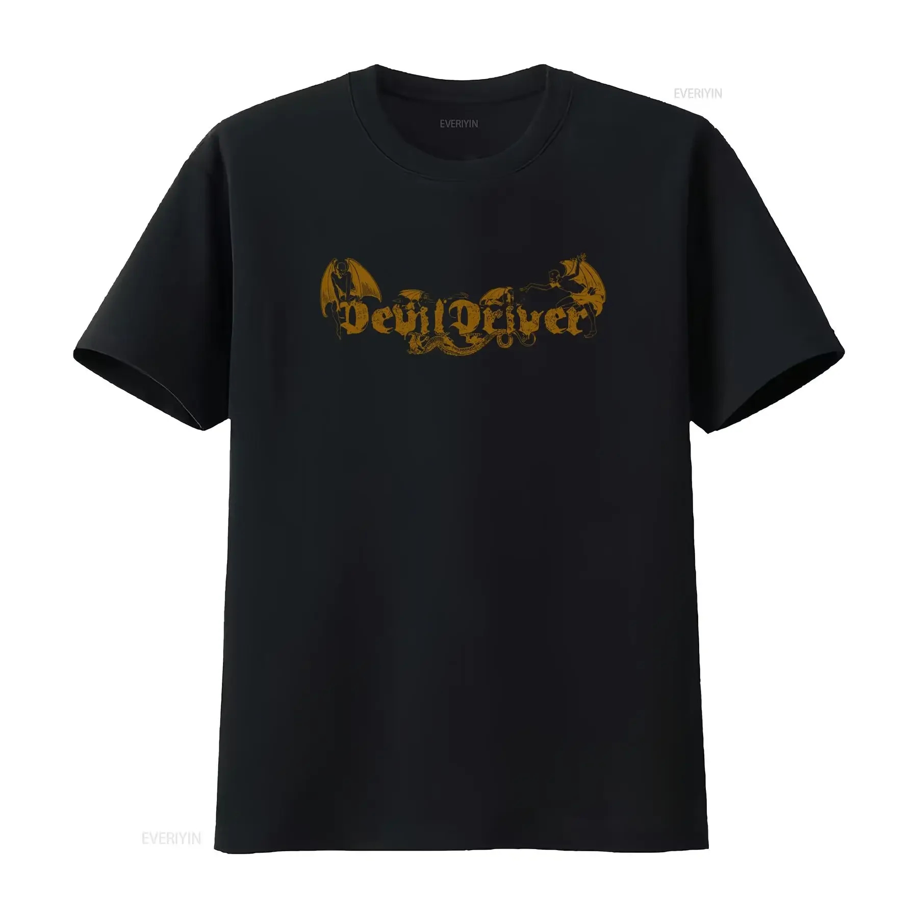 T-shirt DEVILDRIVER Jumbo Reaper pour homme – Design audacieux et épuré, style vintage délavé, respirant, élégant, doux, graphique et tendance