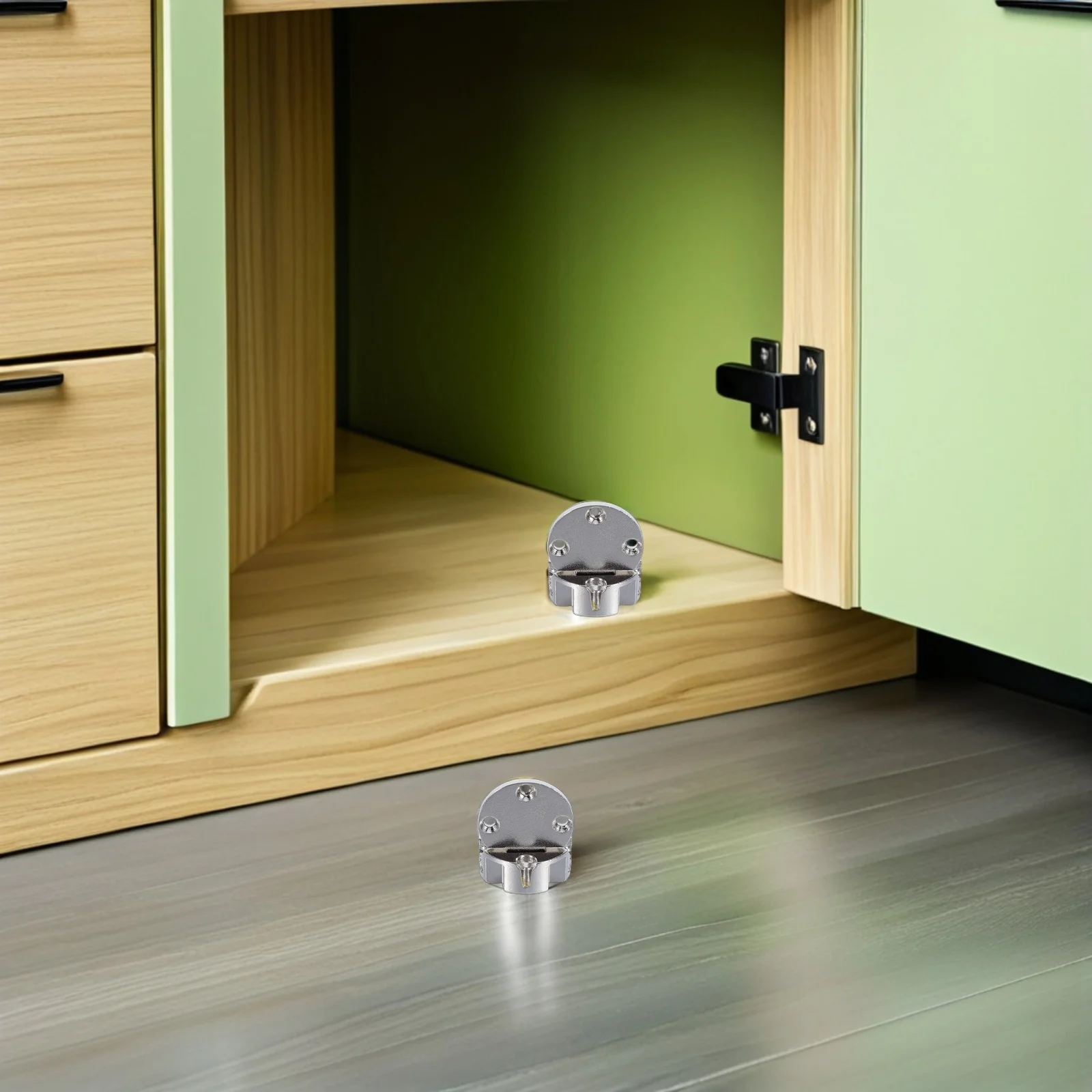 

4Pcs Folding Flip Hinges Zinc Alloy Heavy Duty Round Edge for Foldable Dining Table Cabinet Door Hardware Table Hinges