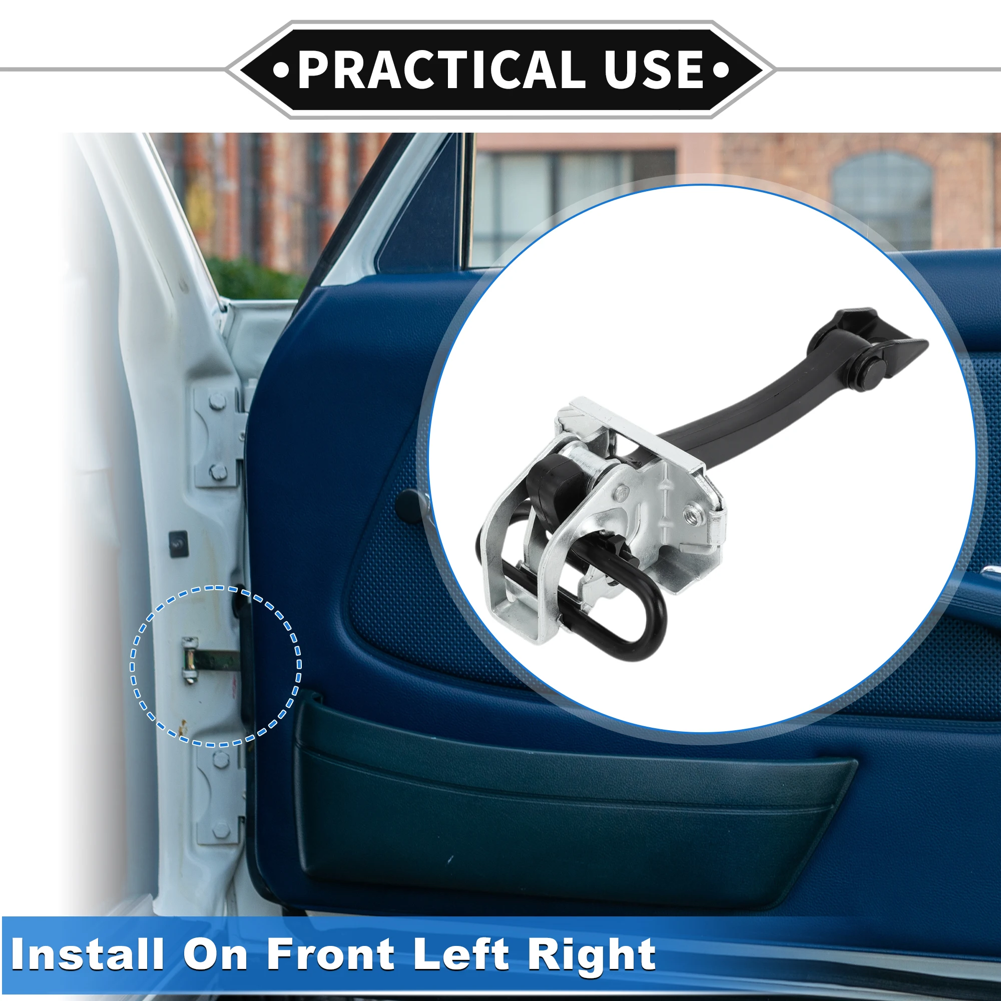 

UXCELL ограничитель ремня для проверки двери, совместимый для BMW X3 2.5i 2004 2006, передний левый и правый дверной обратный кронштейн, стопор