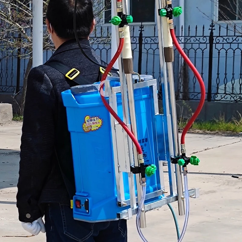 Multi-nozzle Rack Sprayer, Backpack Sprayer, Multi-function Bracket, Large Capacity, Intelligent Electric High-pressure Pesticid