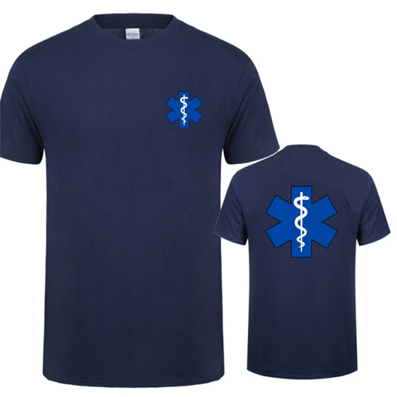EMT Emergency Ambulance Printed T Shirt Fashion Summer O-Neck T-Shirt Casual Sport Short Sleeve Shirt