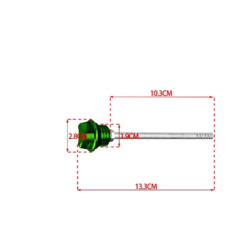 1 Pcs CNC Aluminum Ngine Oil Tank Dipstick Level Lndicator For Most Motorcycles Modification Accessories Oil Dipsti