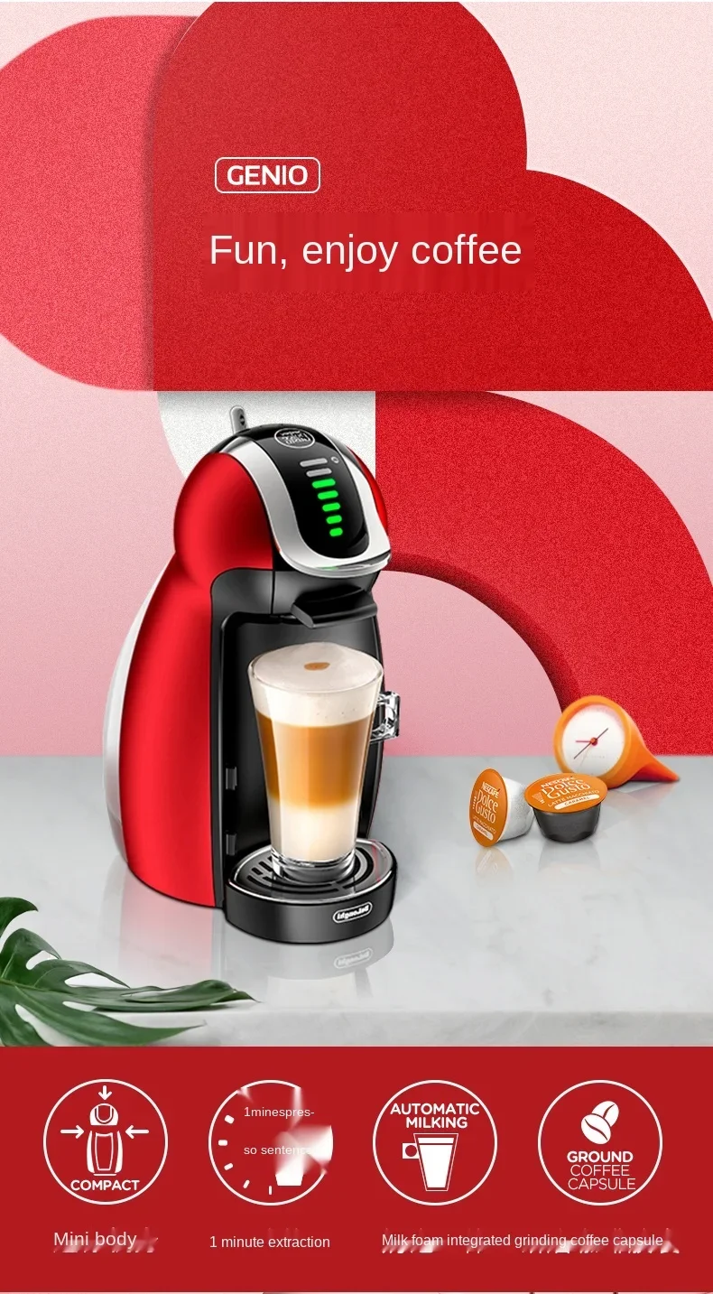 Penguin Automatic Capsule Coffee Machine Starbucks Capsule Coffee Suit