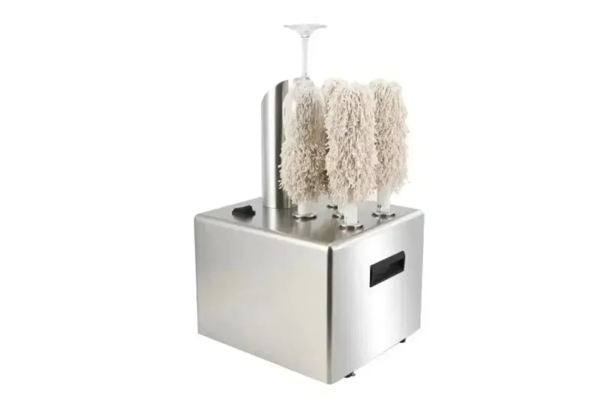 8 Heads Fibre Glass Polishing Machine Fibre Brush for Glassware Polisher