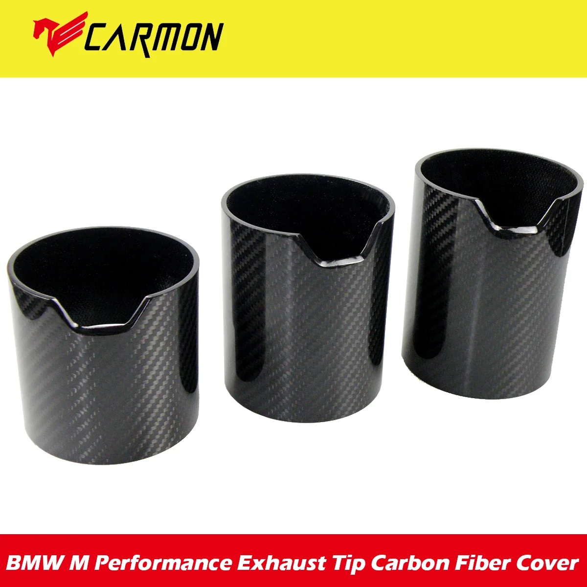 M Performance Exhaust Pipe Muffler Tip Carbon Fiber Case for BMW Exhaust Tip Cover Housing Tail Pipe Tip Carbon Fiber Cover