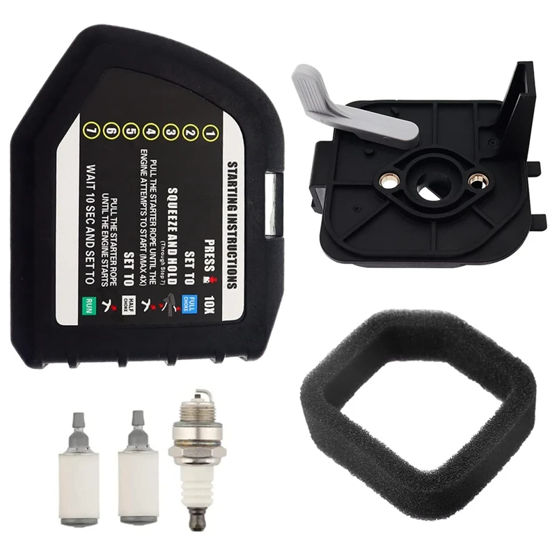 

308649003 307191001 Air Filter & Cover Set For Ryobi RY251PH RY252CS RY253SS RY254BC 25CC 25.4Cc String Trimmer