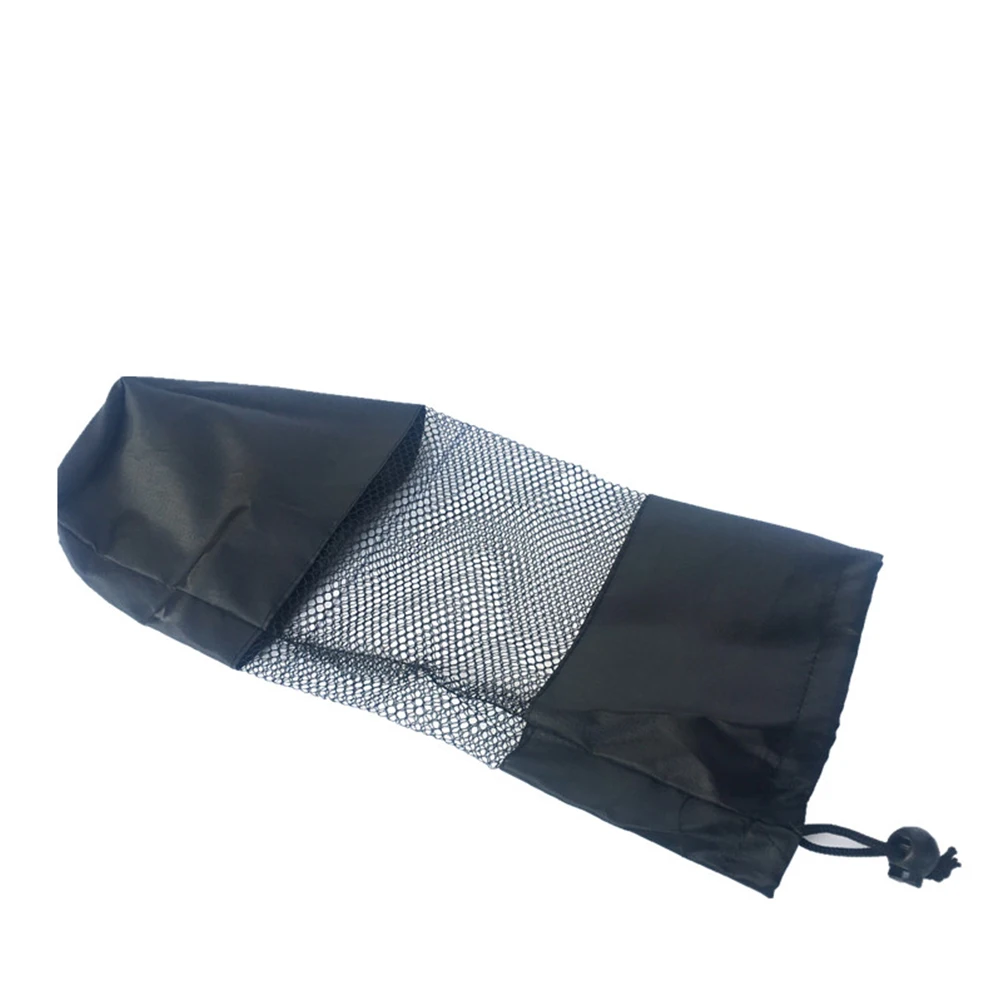 

Multifunctional Yoga Mat Mesh Bag Lightweight Duffel Storage Luggage Drawstring Roller Black Boxing Gear Thai Pads
