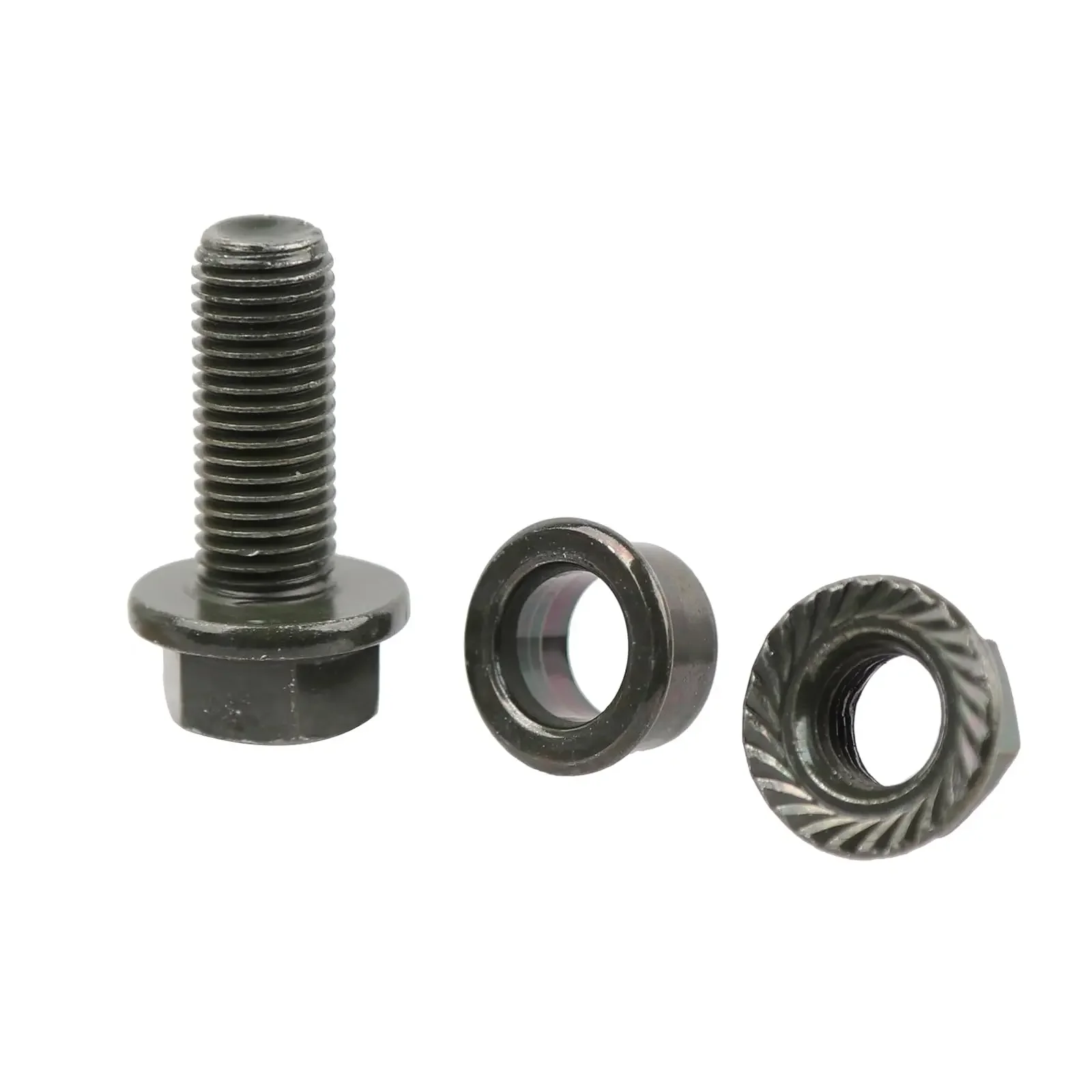 Motorcyle Center Stand Screw Hex Head Fastening Bolt Set M10*25MM with Lock Washer