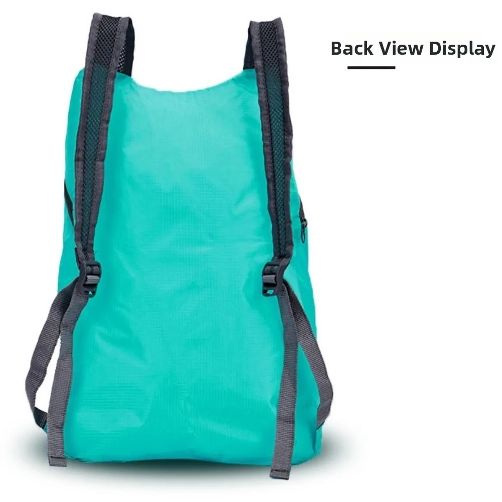 Hochwertiger, verstaubarer 20-Liter-Rucksack, leicht, ultraleicht, praktischer Reise-Tagesrucksack, faltbare Outdoor-Tasche für Männer und Frauen – Detail 13