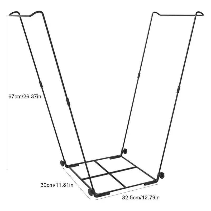 Garden Trash Bag Holder Heavy Duty Outdoor Trash Waste Bag Holder Multi-Use Trash Bag Frame With 30-45 Gallon Capacity For