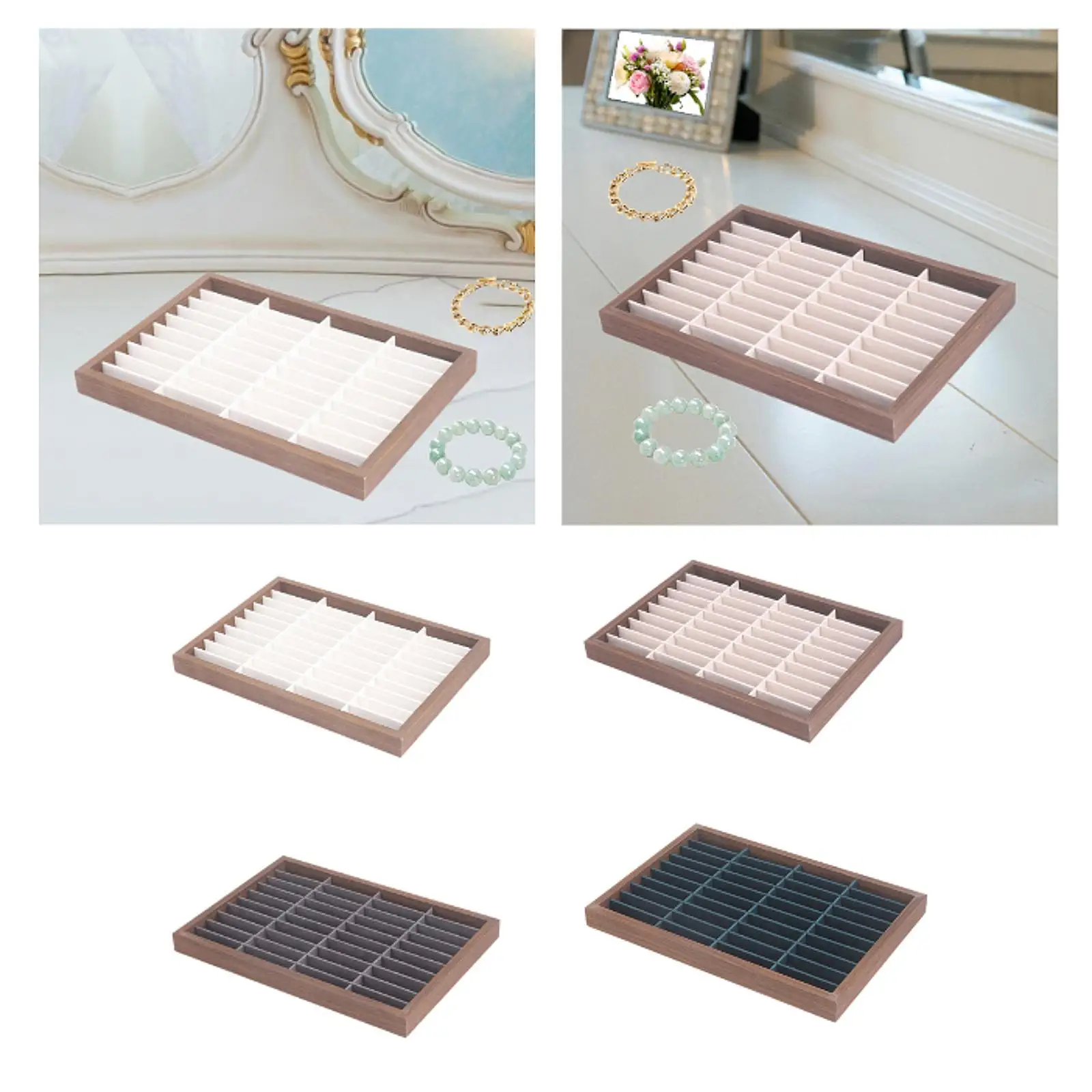 

Дисплей для браслета, деревянная пластина, многофункциональная декоративная коробка, чехол для хранения для ушей, шпилек, ожерелий, колец, сережек