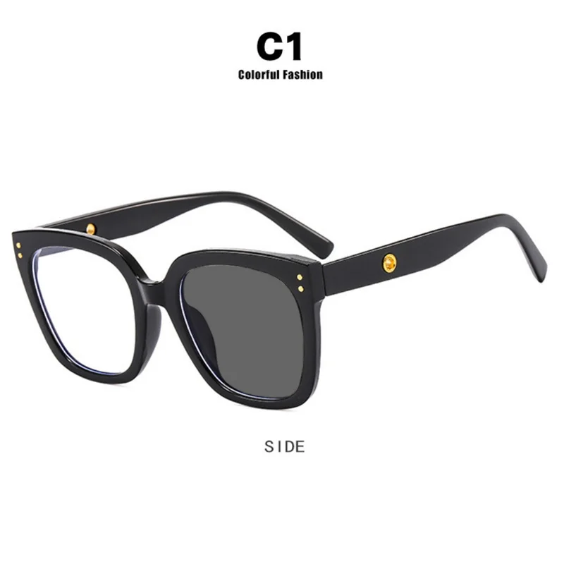 LOERHUNAR Übergroße quadratische Lesebrille 3