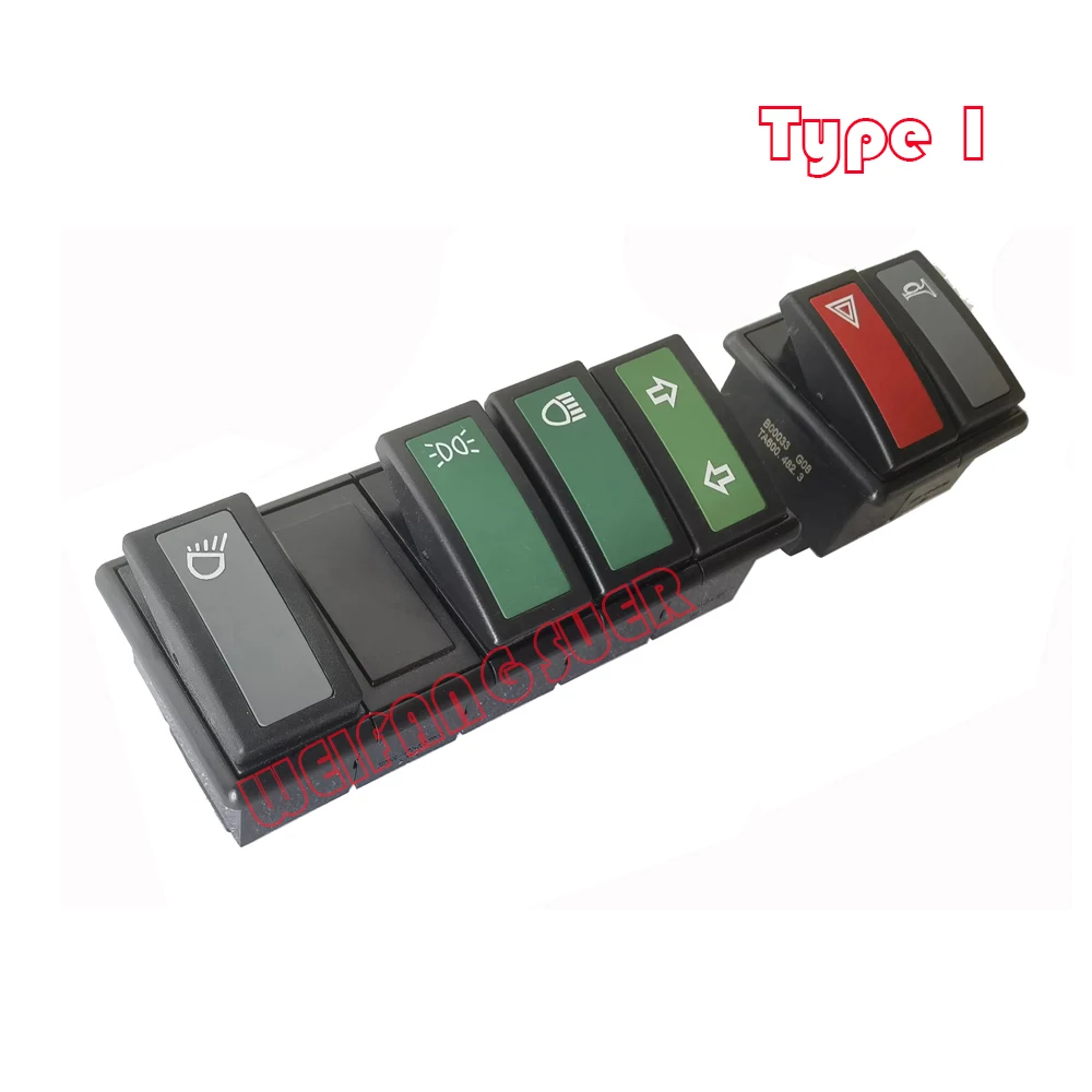 

Set of combined switches for Jinma series tractor JM184 / JM254 / JM284, please check the shape firstly