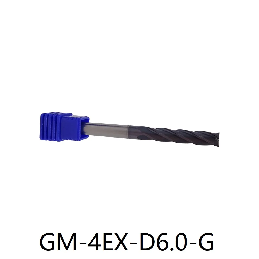 

ZCC GM-4EX-D6.0-G 3,0 4,0 5,0 8,0 12,0 16,0 series твердосплавная фреза, сверхдлинная режущая кромка, полуотделка