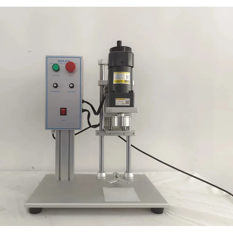 Cheap Price Semi-Auto Desktop Water Glass Bottle Capper Screw Cap Capping hine DDX-450
