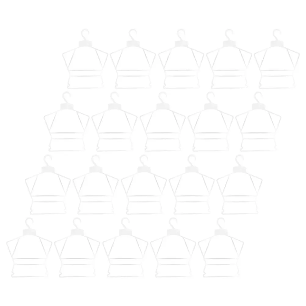 

20Pcs Infant Hangers Plastic Baby Clothing Display Supports Stable Practical Wear-Resistant Small Garments Baby Clothes Hangers