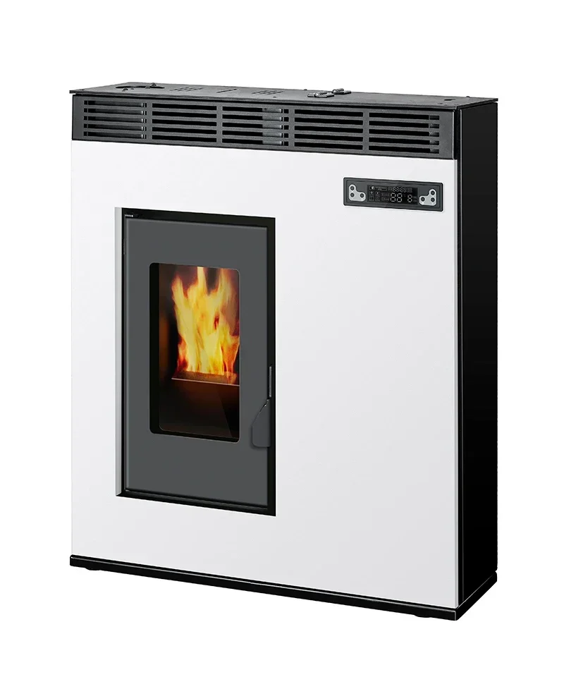 

Европейские бытовые Wi-Fi-управление бездымным стилем, нагревательные печи на древесных гранул, внутренний камин с твердым топливом, автоматическая печь для подачи