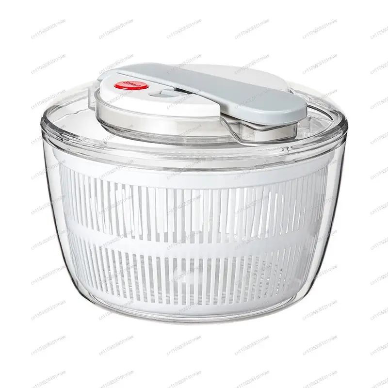 Kitchen Colander with Dryer, Hand Crank Rotating Basket for Washing & Draining Produce
