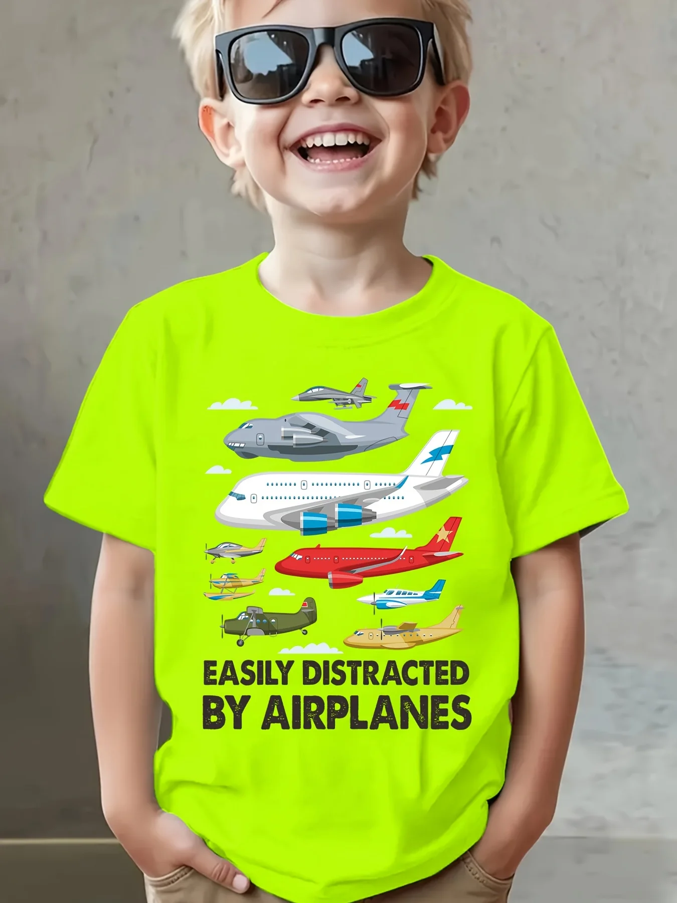 Children's Fashionable Short Sleeved 