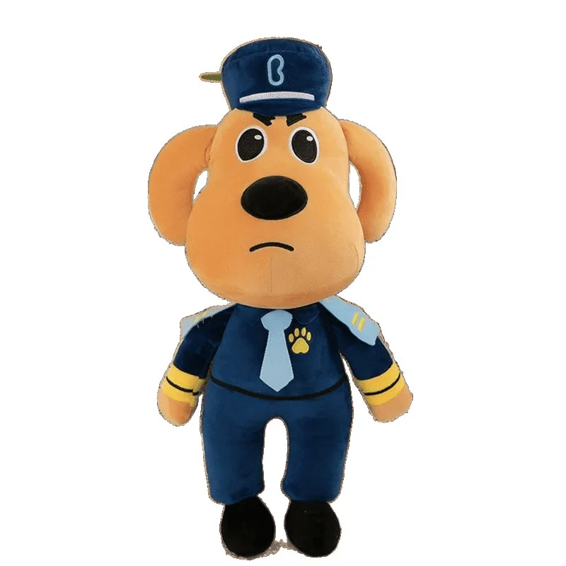 1pc30cm شريف لابرادور الكلب ألعاب من نسيج مخملي دمية أنيمي الأمن الرقيب لابرادور وولف الكلب أفخم محشوة اللعب هدايا عيد الميلاد عيد الميلاد