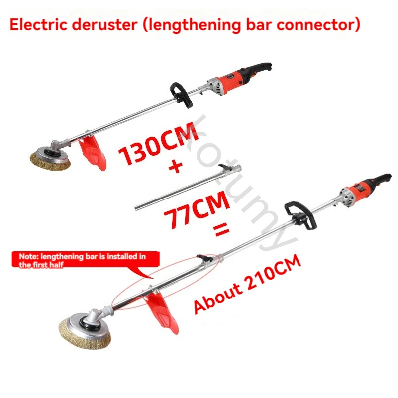 Electric Derusting Machine 6-speed Adjustable Wood Polishing Machine Wall Renovation Concrete Polishing Machine