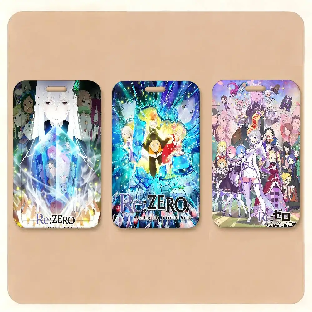 Re Life In A Different World From Zero Lanyard For Keys Chain Credit Card Cover Pass Charm Straps ID Badge Holder Key Gifts