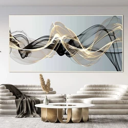 Modern Abstract Minimalist Line Painting on Canvas Posters and Prints Street Wall Art Picture for Living Room Home Decor
