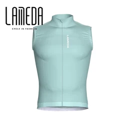 Lameda Men's Cycling Vest Windproof Bike Vest Portable, Lightweight Cycling Waistcoat With Multifunctional Pockets