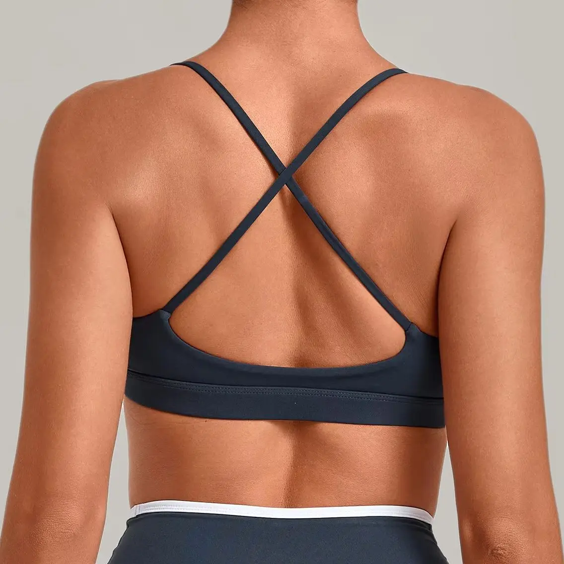 Sport Bra Women Cross Back Sport Fitness Bra Sexy Pilates Yoga Bra Gym Underwear Shockproof Running Quick-Dry Workout Bra Female