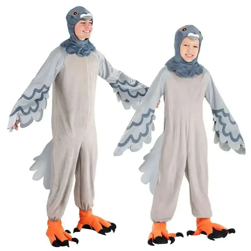 

Halloween Cos Cosplay Children's Day Stage Performance Perform Adult Children Animal Square Pigeon Dove Of Peace Fiesta